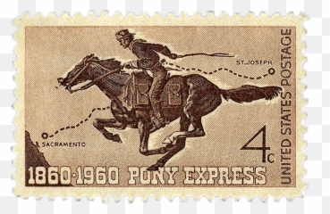 Ebay - Pony Express Stamp png