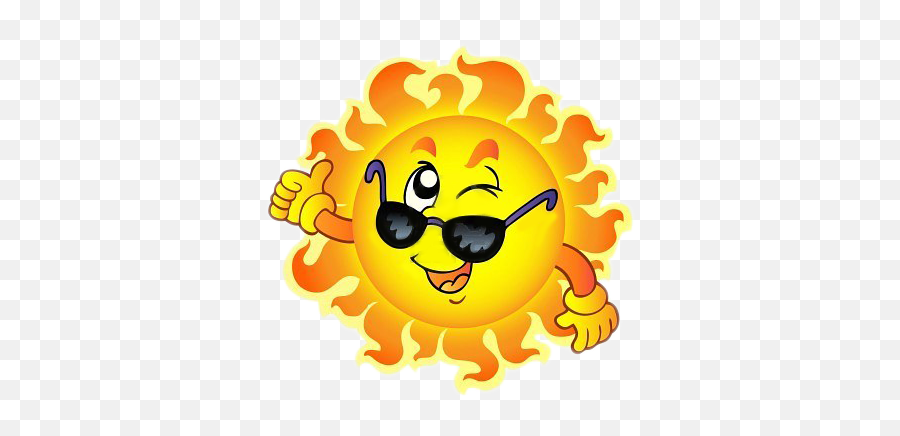 Download Funny Sun With Sunglasses - Sun With Sunglasses Png,Happy Sun Png