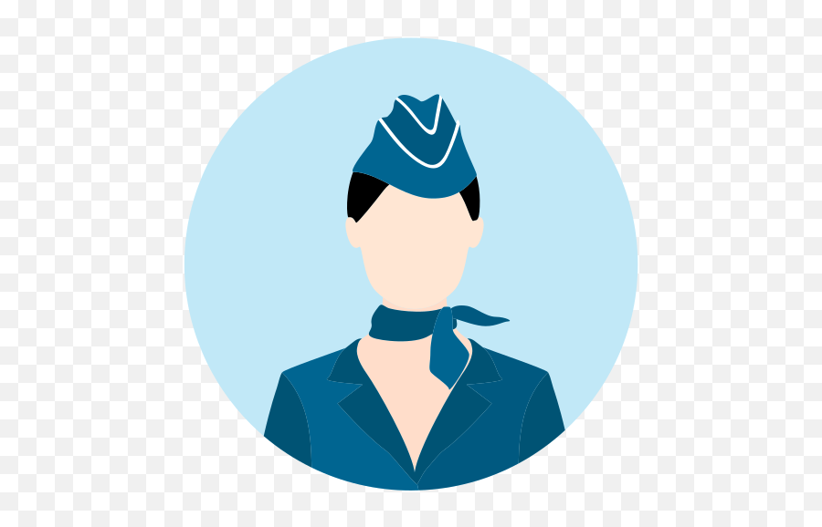 Avatar Icon Airhostess Staff People Man - Air Hostess Icon Png,Staff Icon