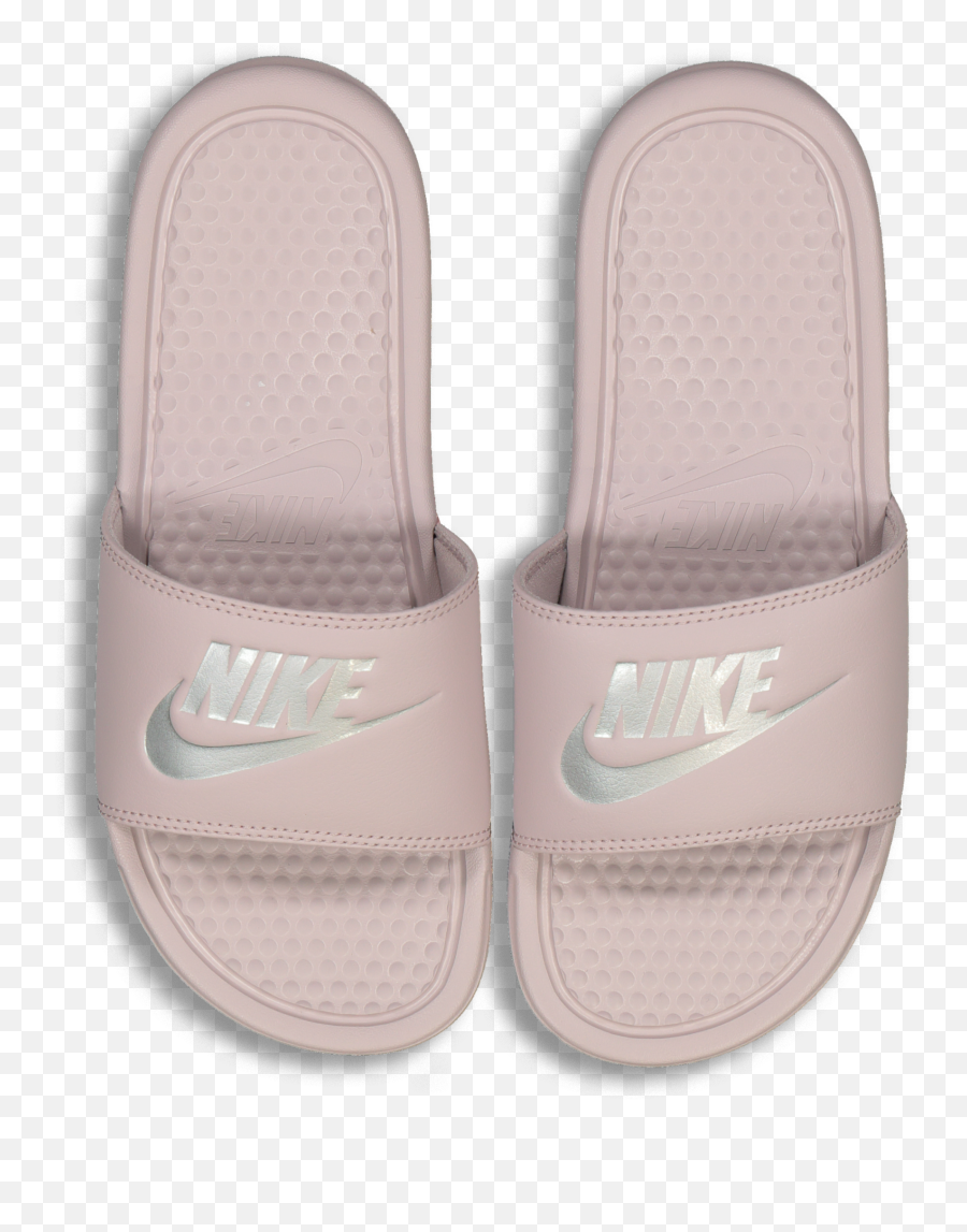 Nike Womenu0027s Benassi Just Do It Rose Pinksilver - Shoe Png,Nike Just Do It Logo Png