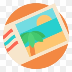Postcard - Free social icons Vertical png