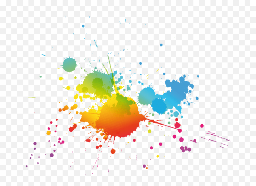 Color Splat Png - Background Colour Splash Png,Splatters Effect Png