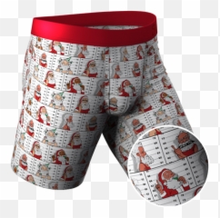 Christmas Underwear By Shinesty - Boardshorts png