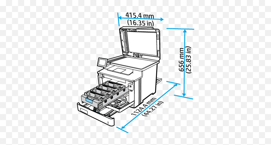 Hp Laserjet Enterprise Mfp M430 M431 M480 - Setting Up The Mfp E47528 Serial Number Location Png,Web Printer Icon