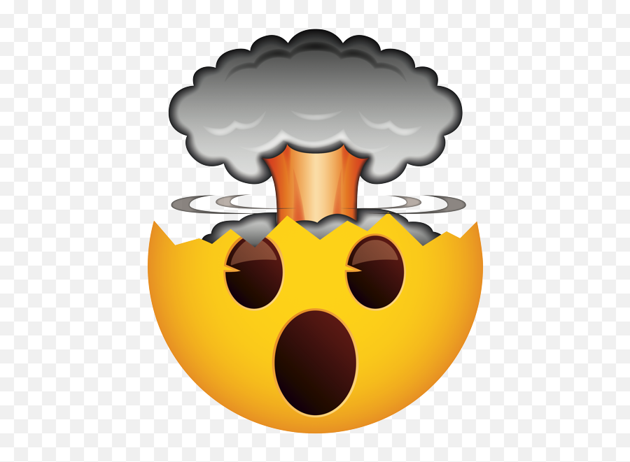 Emoji U2013 The Official Brand Exploding Head Fitz 0 - U1f92f Head Exploding Emoji Gif Png,Flushed Emoji Png