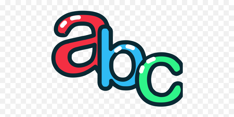 Abc Lower Case Clipart - Clip Art Library Abc Small Letters Clipart Png,Abc Icon