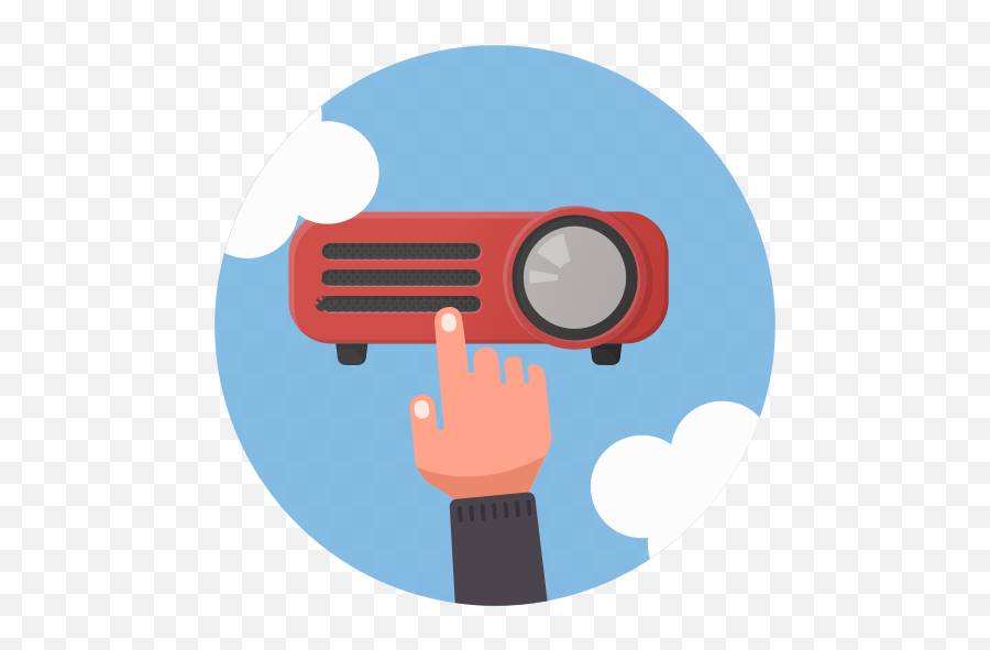 Projector Free Icon - Iconiconscom Portable Png,Movie Projector Icon