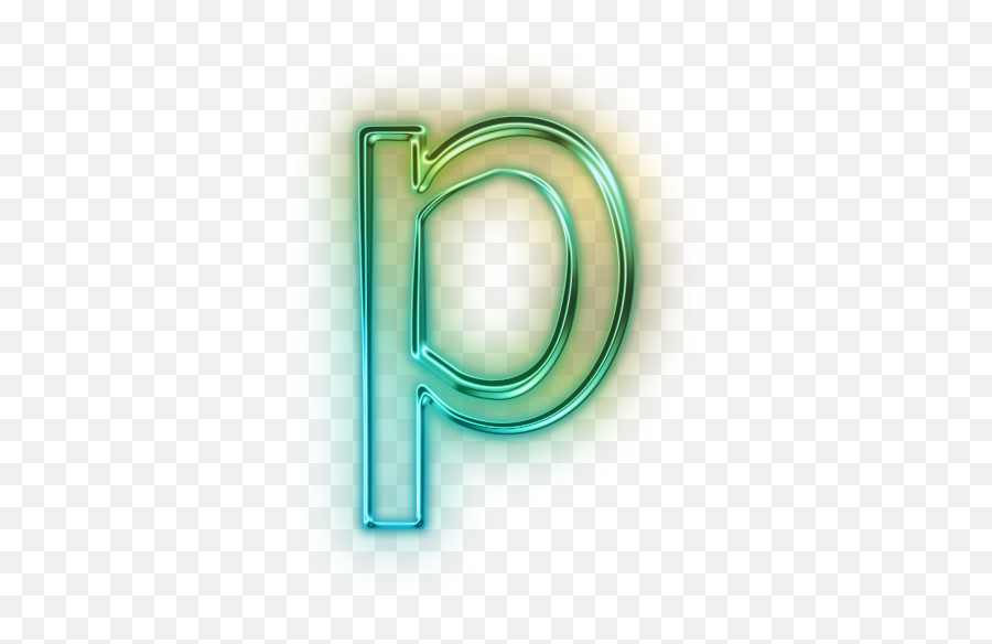 Letter P Png Images Free Download - Neon Letter M,P Png