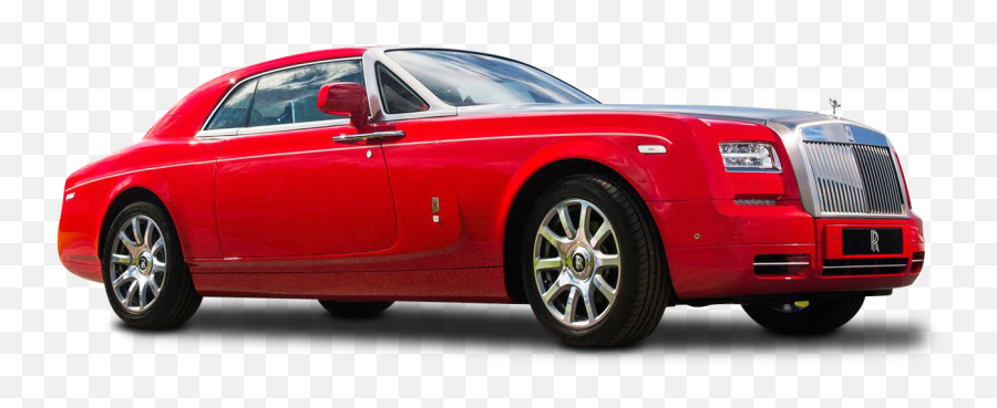 Red Rolls Royce Phantom Coupe Car Png - Red Rolls Royce Png,Rolls Royce Png