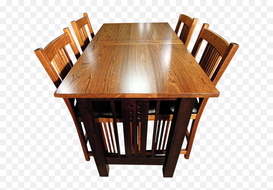 Table And Chairs Top View Png - Wood Furniture Images Png,Wood Table Png
