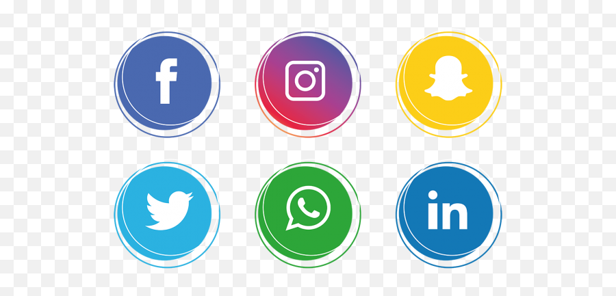 Facebook Instagram Twitter Icons Png - Transparent Social Media Icons Png,Facebook Share Png