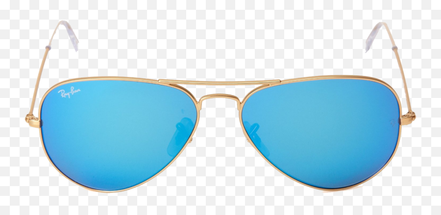 Ray Ban Sunglasses Aviator White Frame Transparent Lens La - Sunglasses Png,Ray Bans Png