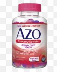 Azo Cranberry Gummies Help To Maintain Your Urinary Health - Azo Antibacterial Png,Cranberry Png
