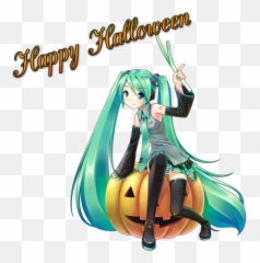 Miku Halloween Counter - Strike Source Sprays Happy Halloween Anime Png,Miku Png