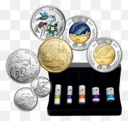 2017 My Canada Inspiration Special Wrap Roll Collection - 150th Coin Collection Png,Money Roll Png