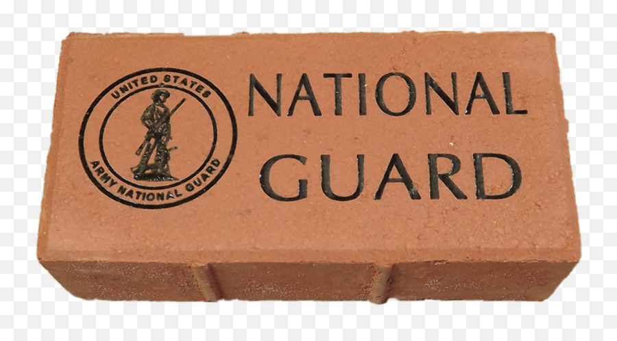 Us Army National Guard 4x8 Brick With Logo - Signage Png,Us Army Logo Transparent
