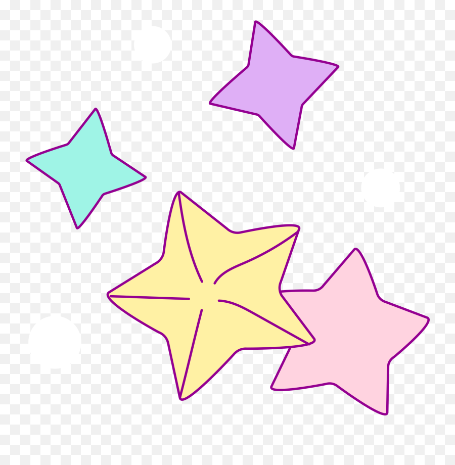 Cute Stars Png - Cute Stars Png Download Stars Unicorn Star,Dabbing Unicorn Png
