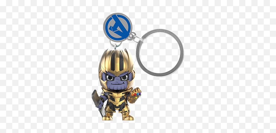 Hot Toy Endgame Thanos Cosbaby Keychain Key Chain - Hot Toys Keychain Endgame Png,Avengers Endgame Logo Png