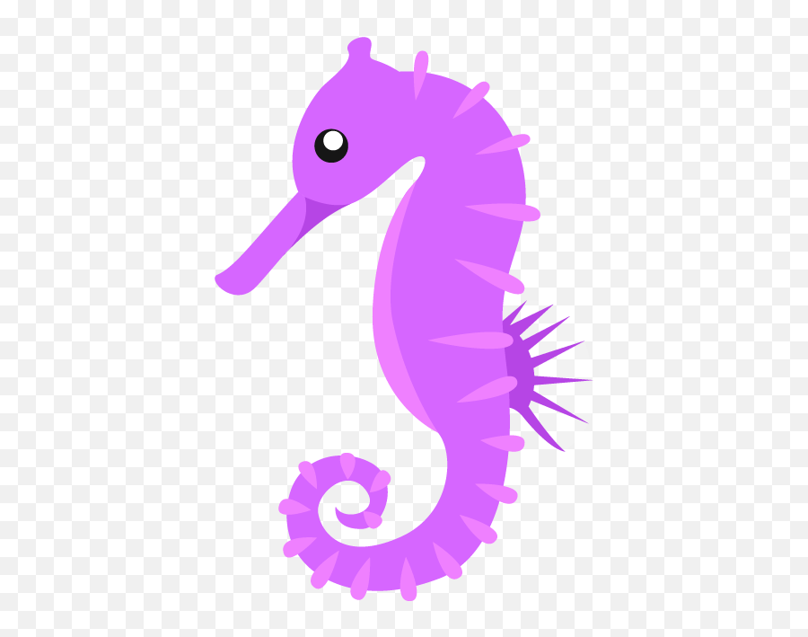 Purple Clipart Seahorse - Northern Seahorse Png Download Clip Art Purple Sea Horse,Sea Horse Png