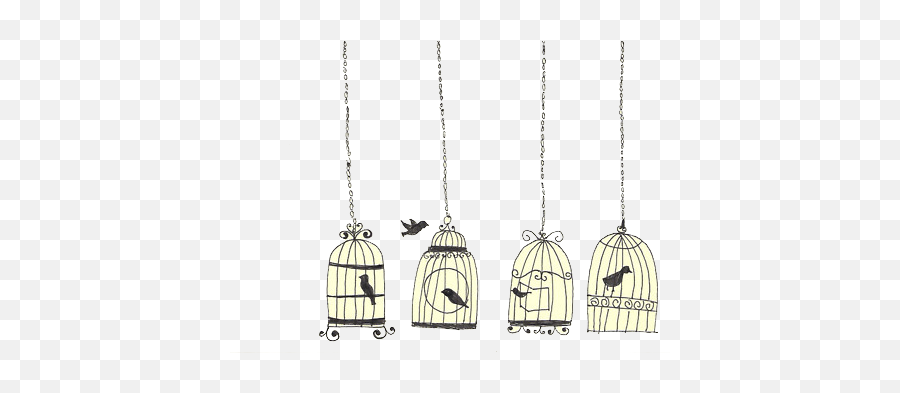 Image About Beautiful In Bit Of Everything By Apieceofparadise - Bird In Cage Drawing Png,Bird Cage Png