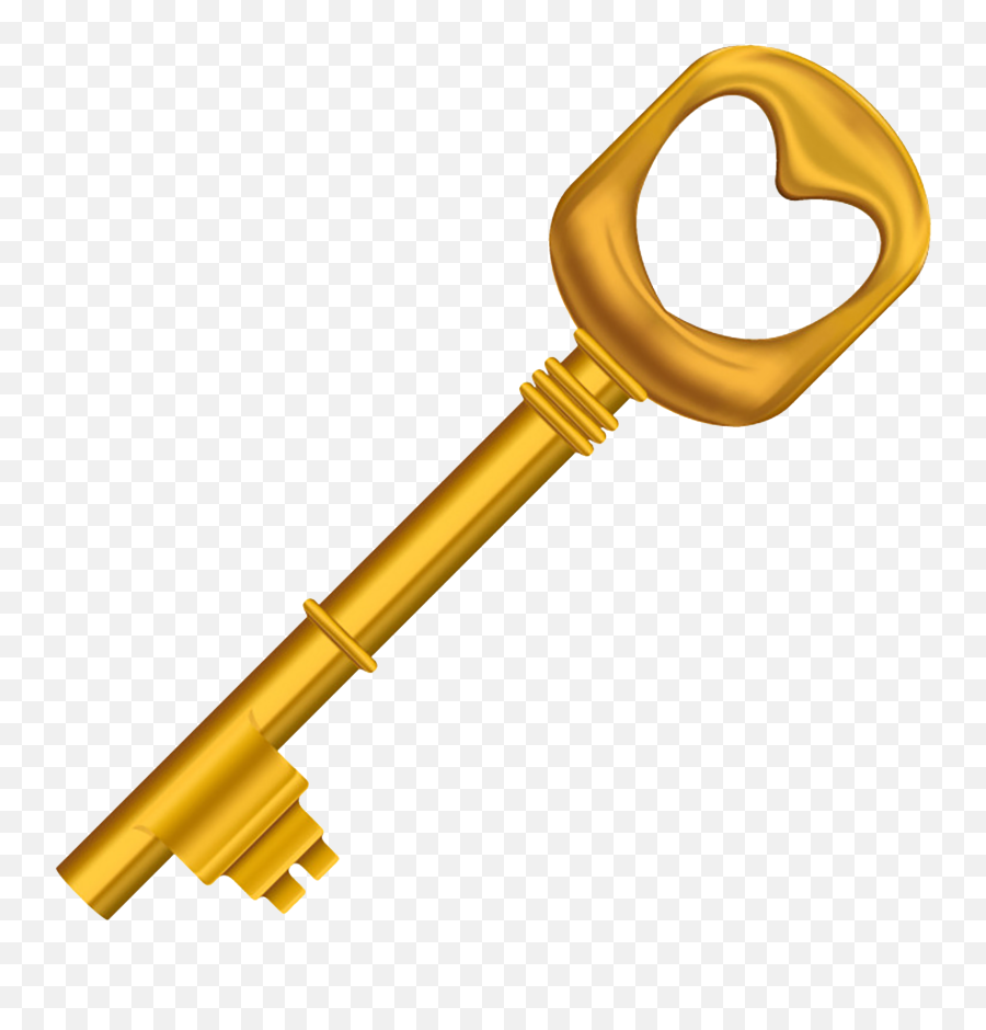 Clipart Key Llave Transparent Free For - Transparent Background Golden Key Key Png,Key Transparent Background
