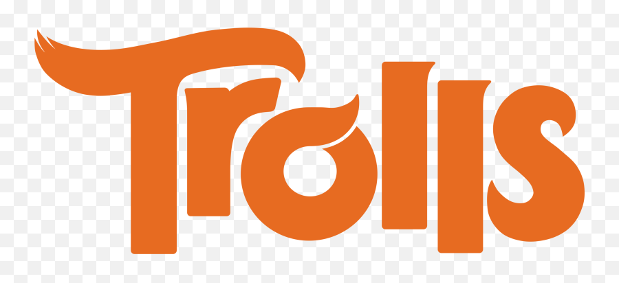 Trolls Clipart Transparent Background - Trolls Logo Png,Troll Face Png No Background