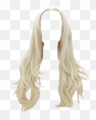 Platinumblonde Hair Wig Sticker By Kris Smith - Platinum Blonde Hair Transparent Background png