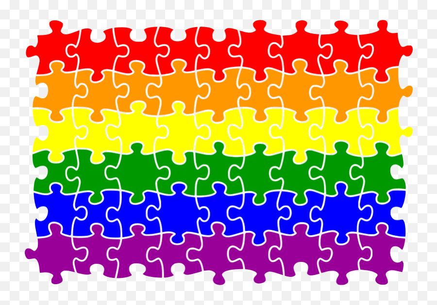 Download Free Png Rainbow Flag Jigsaw - Rainbow Flag,Rainbow Flag Png
