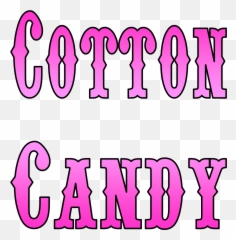 Cotton Candy Png Font Clipart - Cotton Candy Logo Png,Cotton Candy Png