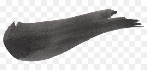 Black Watercolor Stroke - Png