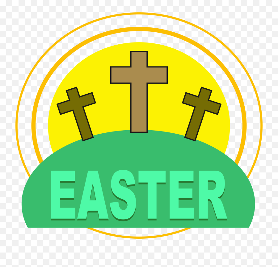 Clipart - Religious Easter Clipart Png,Three Crosses Png