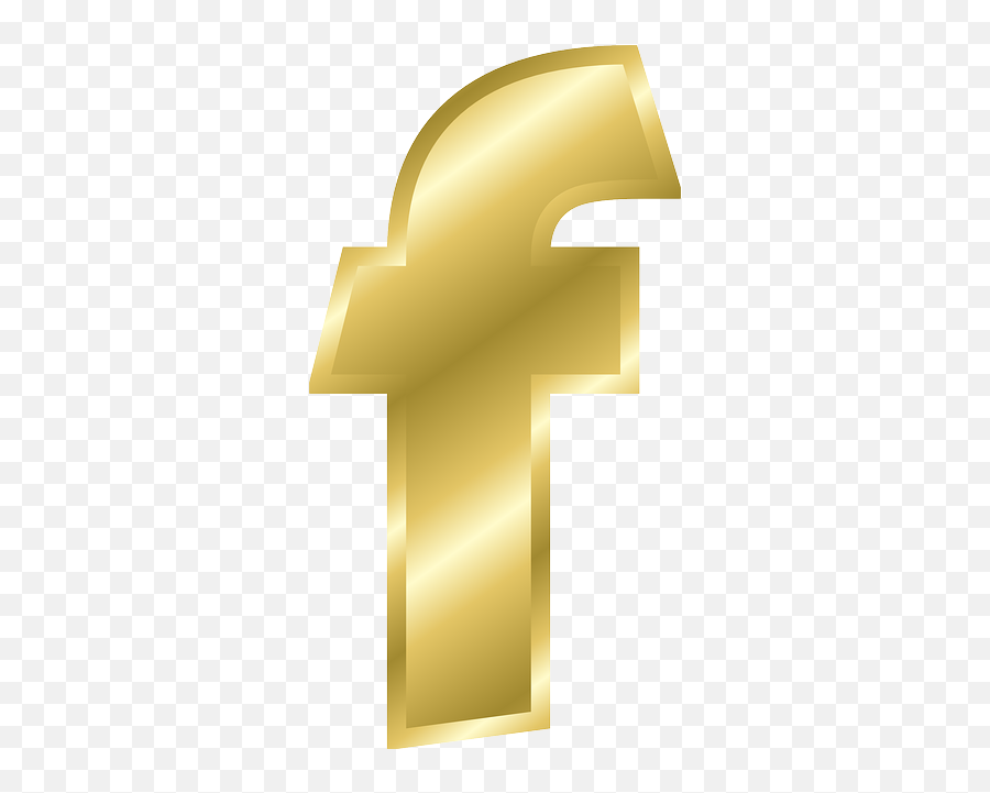 Letter F Png Gold Image With No - Gold The Letter F,Letter F Png