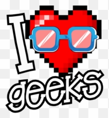 I Love Geeks T - Clip Art png