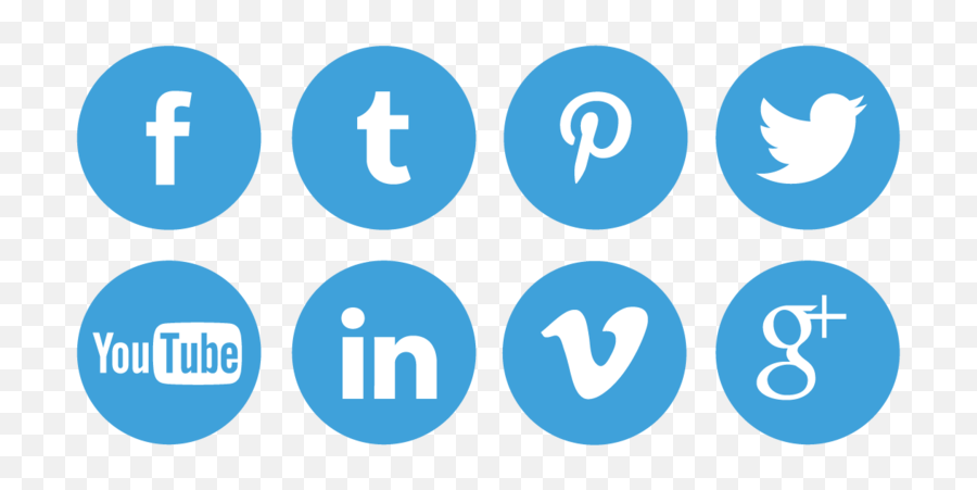 Download Include Primary Socials Nap - Social Media Logo Png Blue,Media Png
