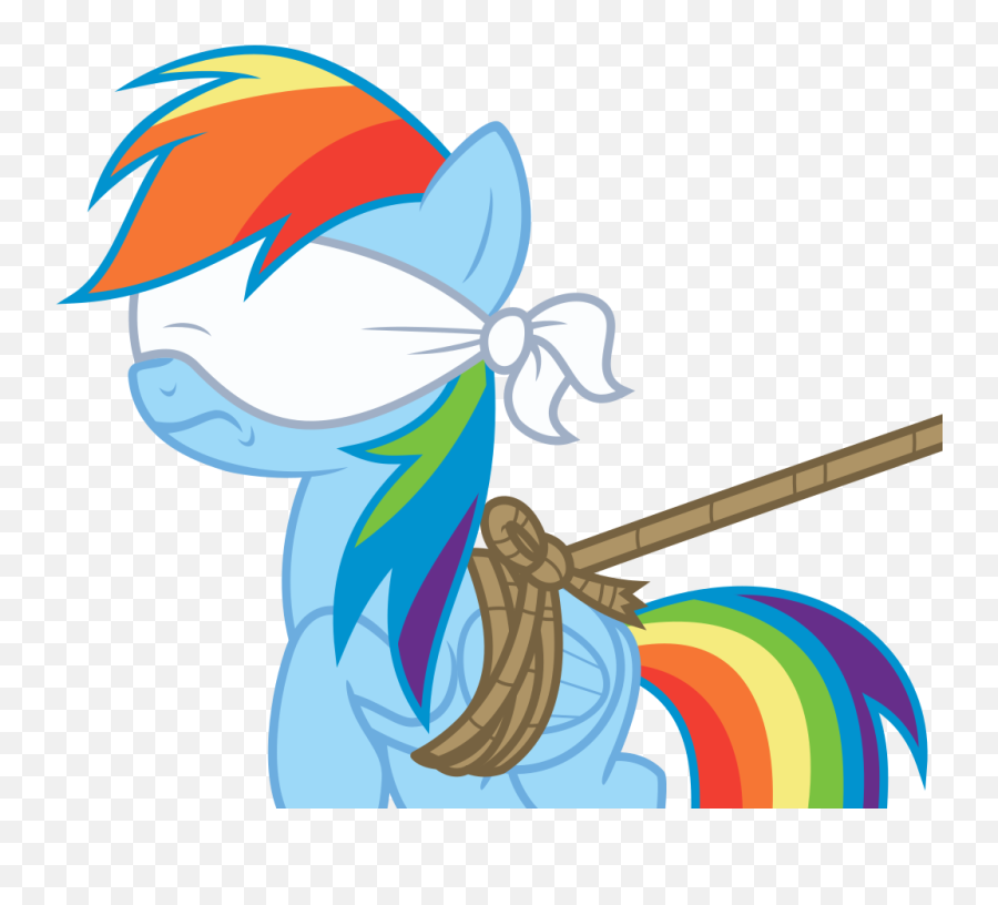 Mlp Rainbow Dash Tied Up - My Little Pony Rainbow Dash Tied Up Png,Rainbow Dash Transparent