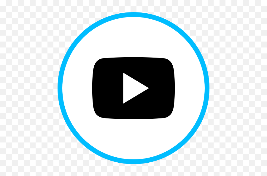 Youtube Play Logo Social Media Icon - Circle Png,Youtube Play Logo