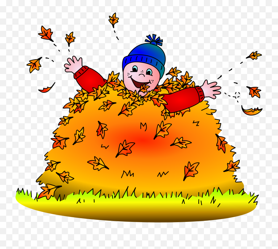 Autumn Children Clipart - Clip Art Autumn Activities Png,Children Clipart Png
