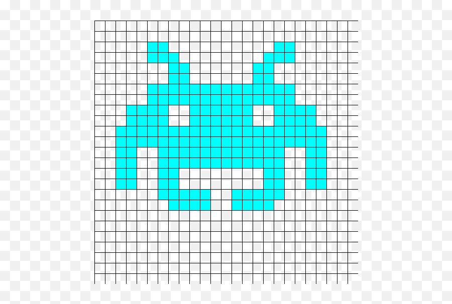 Space Invaders Bead Pattern Avec Images Points De - Kyoto Tower Png,Space Invader Png