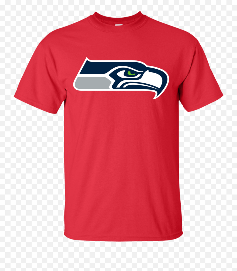 Seattle Seahawks Logo American Football Menu0027s T - Shirt Seattle Seahawks Png,Seahawks Logo Transparent