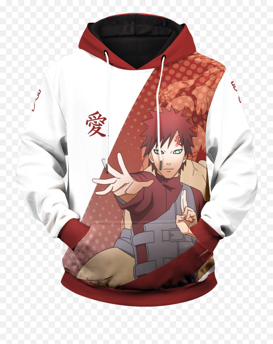 Gaara Of The Sand Unisex Pullover Hoodie - Long Sleeve Png,Gaara Png