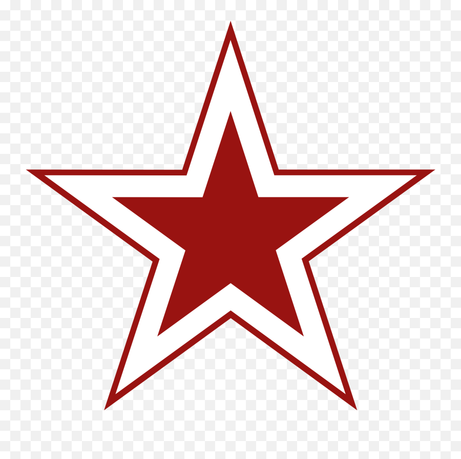 Soviet Union Russia Red Star - 5 Point Star Outline Png,Red Star Png