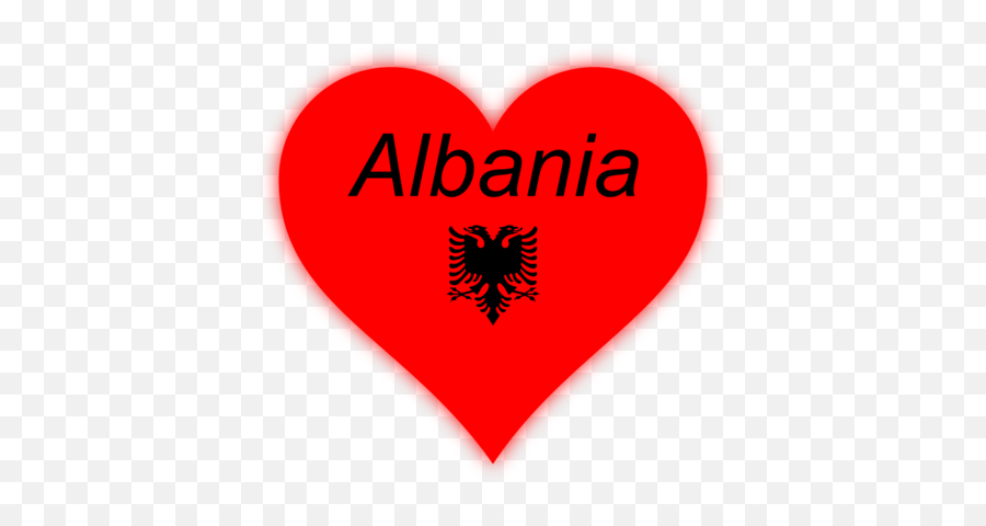 Png Clipart - Royalty Free Svg Png Albania Flag,Valentine Day Logo