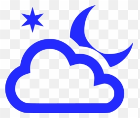 Partly Cloudy Night Icons Images Png Transparent