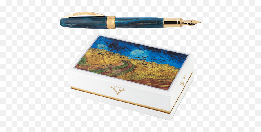 Fountain Pen Hospital - Visconti Van Gogh Impressionist Wheatfield With Png,Ink Pen Png