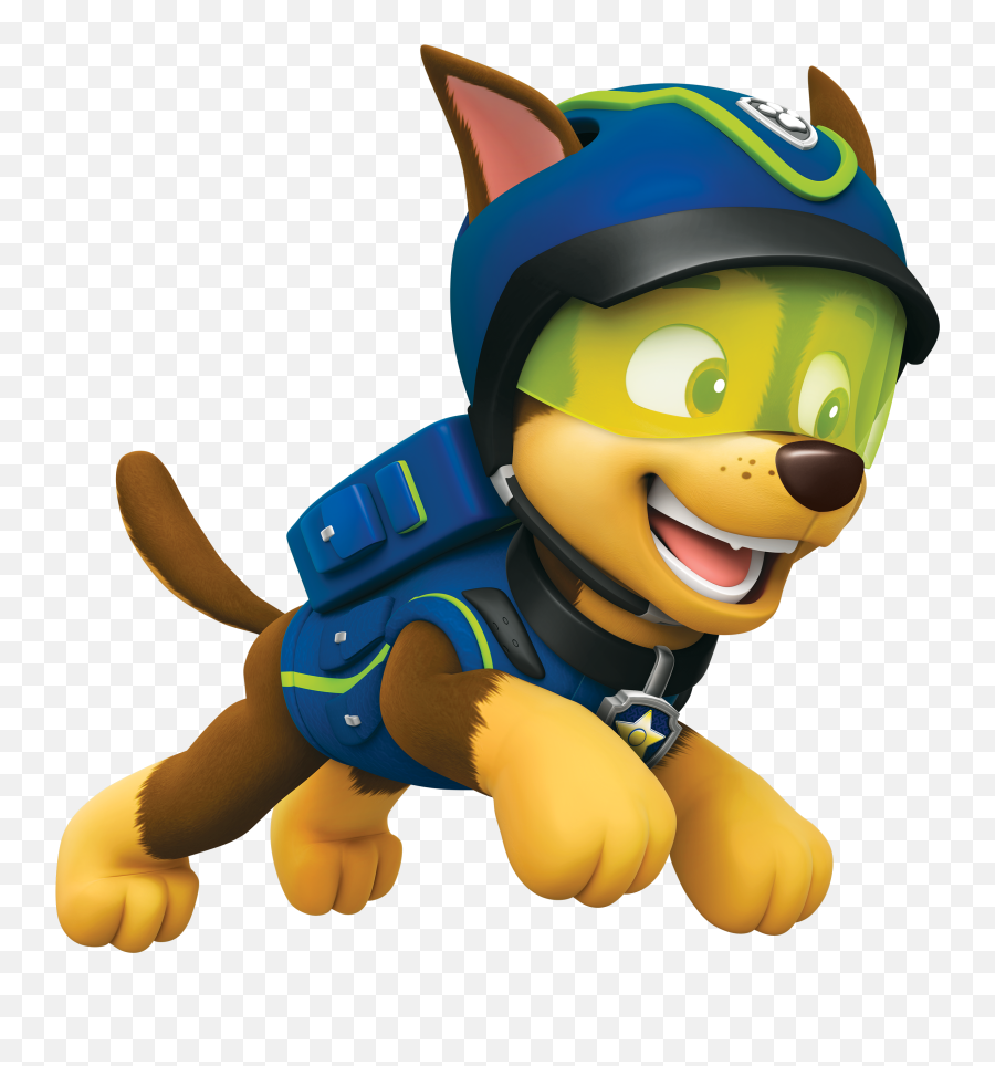 Number Clipart Paw Patrol Transparent - Paw Patrol Chase Png,Marshall Paw Patrol Png