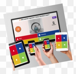 Download Hd Phone Kahoot Transparent Png Image - Nicepngcom Créer Quiz En Ligne,Kahoot Png