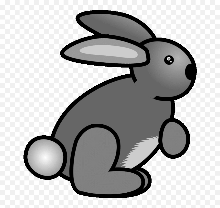 Clipart Rabbit Garden Transparent Free For Download - Rabbit Clip Art Gif Png,Angry Transparent