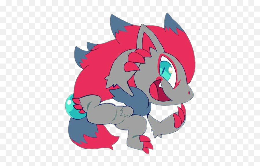 Download Popular And Trending Zoroark Human Form Stickers - Zoroark Chibi Png,Zoroark Png