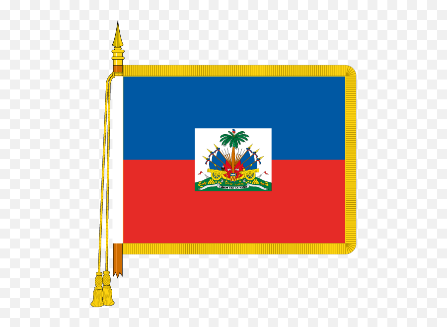 Ceremonial Haiti Flag - Haiti Flag Png,Honduras Flag Png