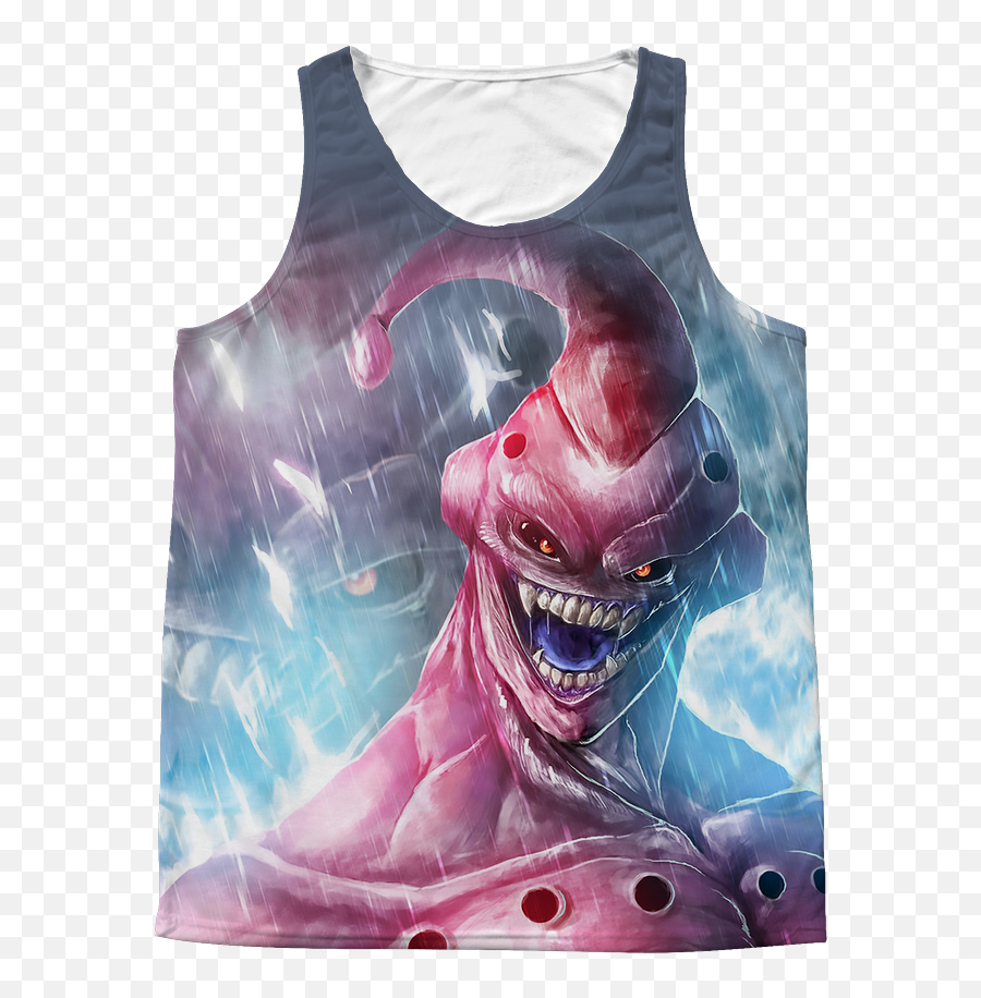 Download Super Saiyan Majin Buu 1 Sided 3d Tank Top T Shirt - Majin Buu De Fernanfloo Png,Majin Buu Png